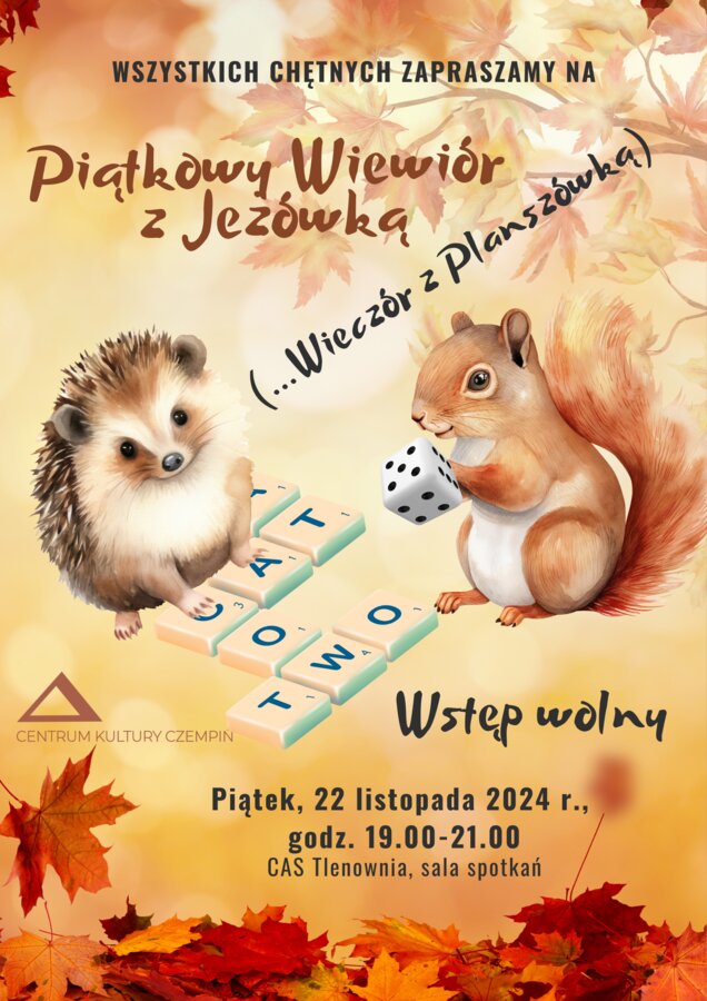 Piątkowy wieczór z planszówką