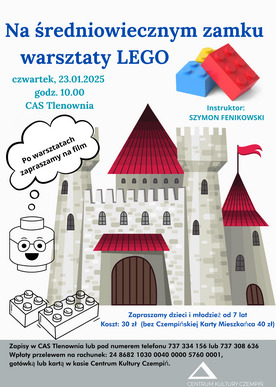 Na średniowiecznym zamku - warsztaty z klockami Lego