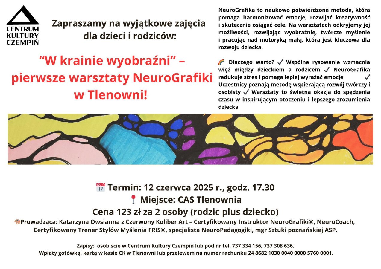Kraina Wyobraźni – wyjątkowe warsztaty NeuroGrafiki dla dzieci i rodziców