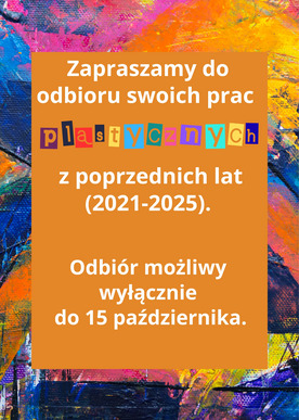 Odbiór prac plastycznych