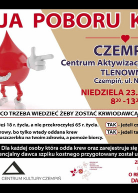 Akcja poboru krwi 23.11.2025
