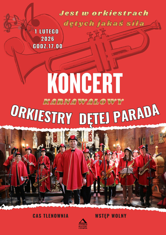 Zapraszamy na koncert Orkiestry Dętej PARADA