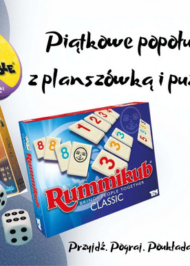 Piątkowe popołudnie z planszówką i puzzlami. 13.03.2026, godz. 14.00-19.00