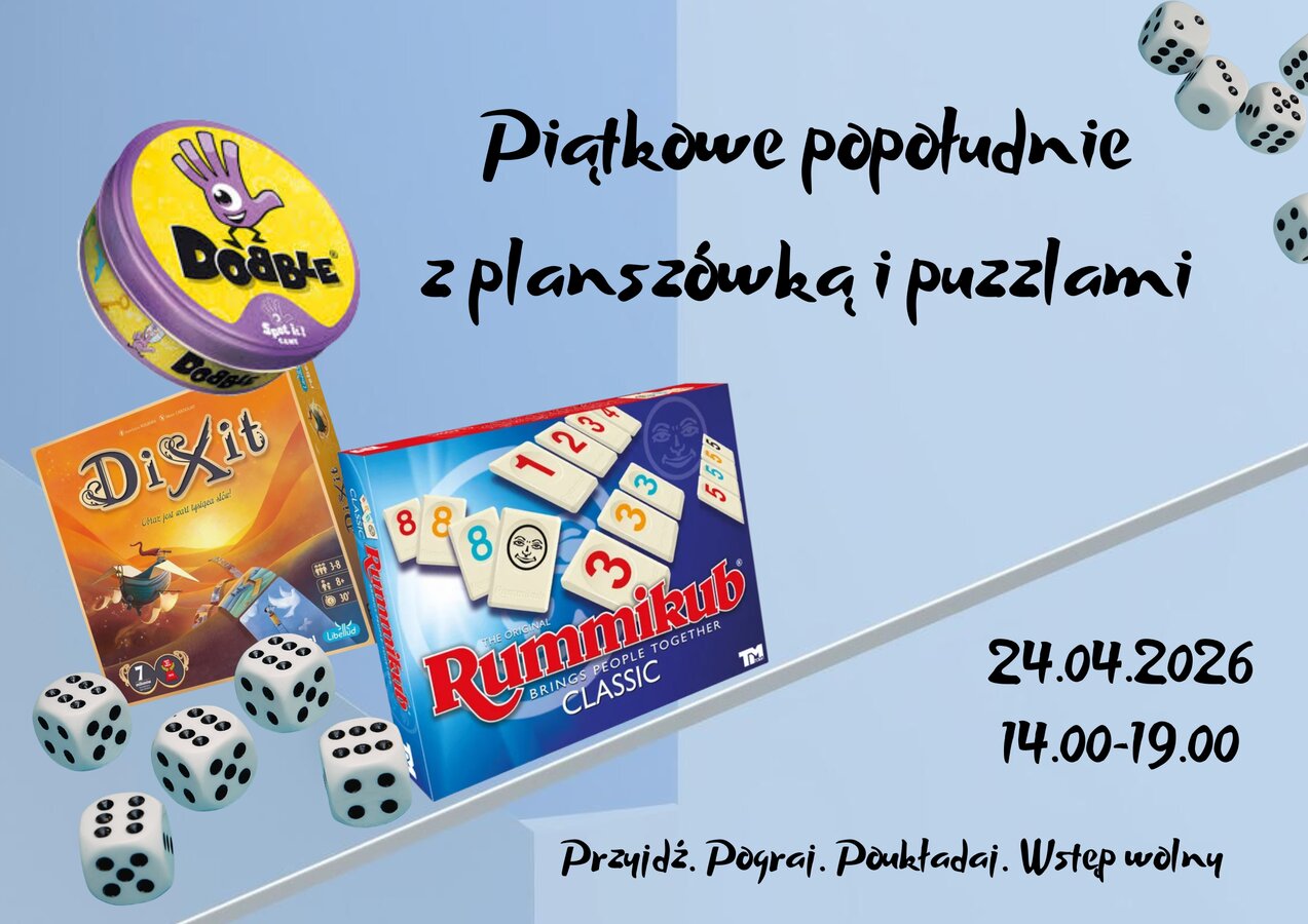 Piątkowe popołudnie z planszówką i puzzlami