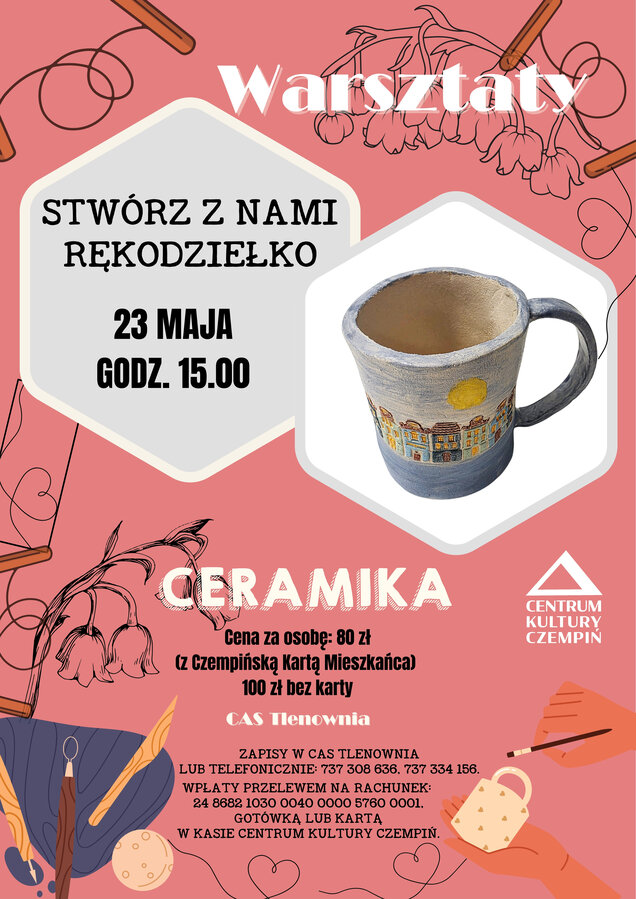Stwórz z nami rękodziełko - Ceramika