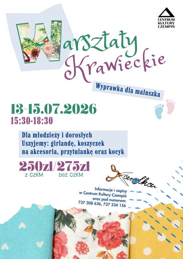 Warsztaty krawieckie dla młodzieży i dorosłych